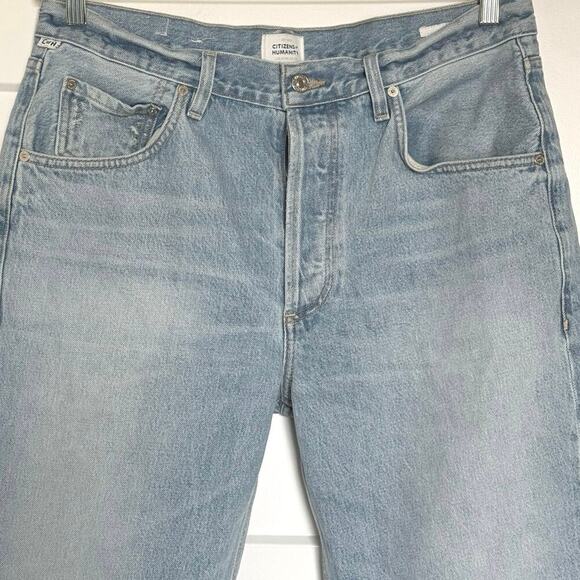 C of H Women's Dahlia Bow Leg Baby Roll Jean Size 30 Light Wash - Picture 8 of 15